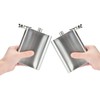 DealKits 2 X stainless steel hip flask & funnel 8