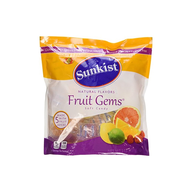 Sunkist® Individually-Wrapped Fruit Gems 32OZ (2 LB) Pouch