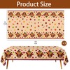 IMISHM Thanksgiving Tablecloth Pack Disposable Plastic Tablecloths for Rectangle Tables