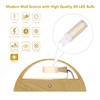 Aipsun Aluminum Modern LED Wall Sconce Hardwired Interior Wall Lights