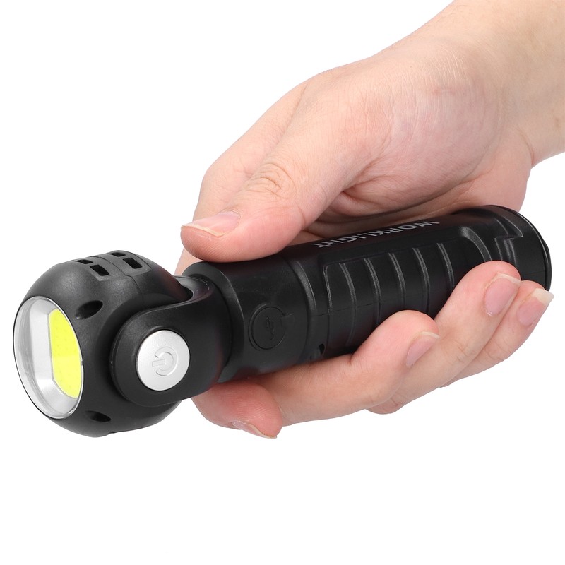Magnetic Work Light Emergency LED Rotation Rechargeable Lamp Industrial Supplies