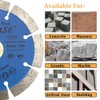 Meacase 8 inch Segmented Diamond Saw Blade for Concrete Masonry