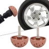 2Pcs Tungsten Buffing Wheels, Bowl Type Grinding Head Tungsten Steel