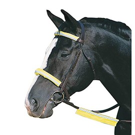 Roma Reflective Bridle Kit, Yellow, One Size