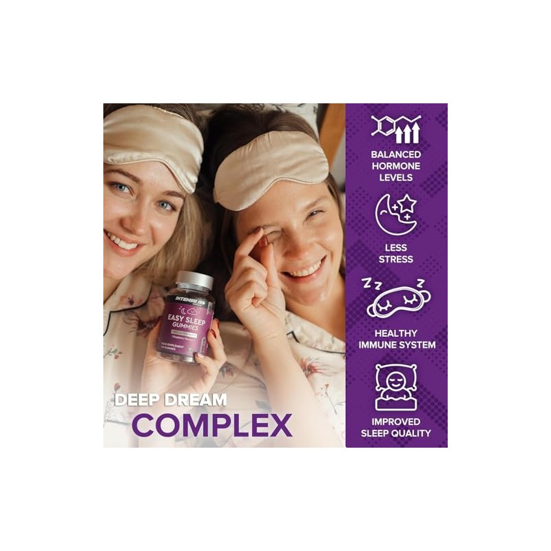 90x2 Easy Sleep Gummies – Natural Non-GMO/Vegan – Sugar Free