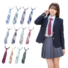 Classe School Necktie, Students, Uniform, Girls' High School Girls, Junior High School Students, Events, All Year, Commute to School, Solid Color, Uniform, yellow a