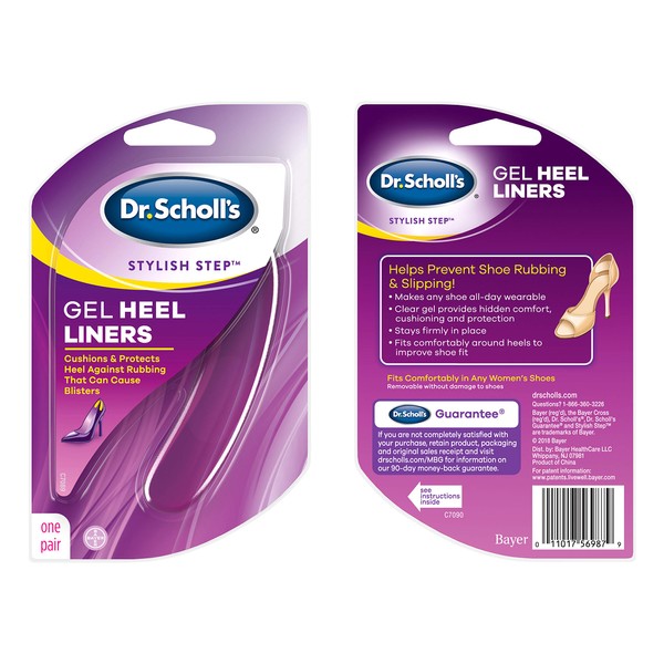 Dr. Scholl's Stylish Step Gel Heel Liners, 1 Pair -