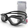 ZIONOR Optical Swimming Goggles G1 Leak-Proof (Black -400)