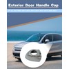 OWNDR Chrome Exterior Door Handle Cap Fit for Fiat 500X