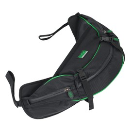 TrailMax English & Endurance Horse Saddle Bag; Horse Cantle Bag for English & Endurance Saddles w/ 3 Compartments & Quick Release Compression Straps; Rear English & Endurance Horse Saddle Bag; Green