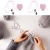 2 Pieces Knitting Counters for Crocheting, Knitting Needle Marking Tool,
