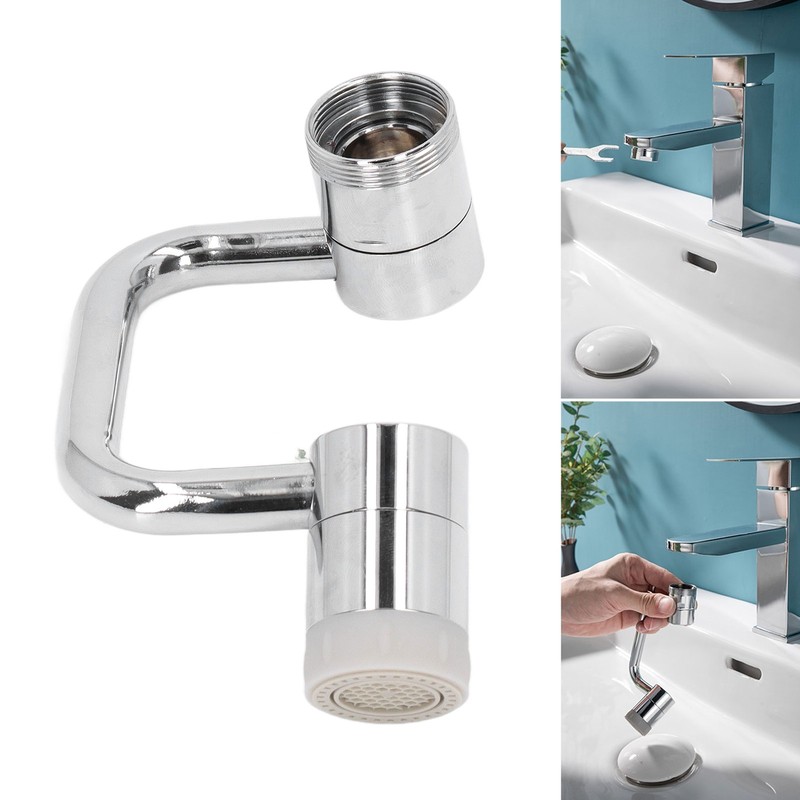 Faucet Extender 1080 Degree Rotary Spatter Proof Creating Oxygen Enriched