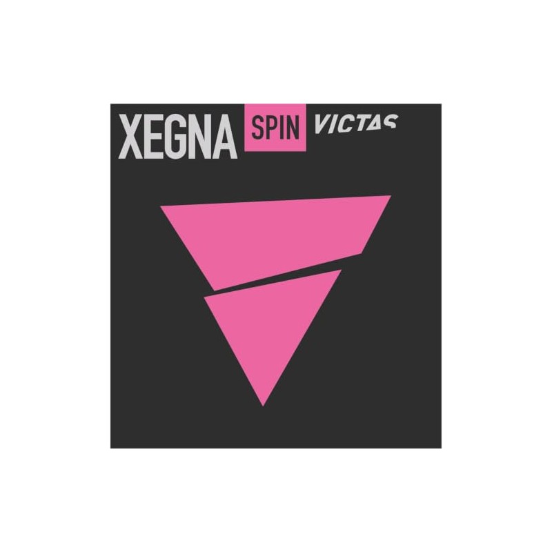 VICTAS Xegna Spin Table Tennis Pad (Red, 2.0 mm)