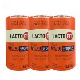 Chong Kun Dang Health Lacto Fit Raw Lactic Acid Bacteria Core Max 2g 60 sachets 3 packs HIS (9279156) / 종근당건강 락토핏 생유산균 코어맥스 2g 60포 3통HIS (9279156)
