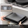 Country Kitchen Nonstick Stackable Bakeware Set - Durable, Easy Release