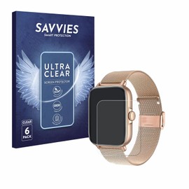 Savvies Screen Protectors for Pireware Elegance 3 1.69 Inch Ultra Transparent Pack of 6