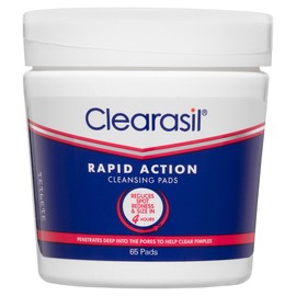Clearasil Ultra Rapid Action Pimple Cleanse Pads (Wipes) x 65