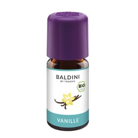 Baldini - Vanilla Extract BIO, 100% pure natural aroma of pure essential vanilla oil in organic alcohol, 5 ml
