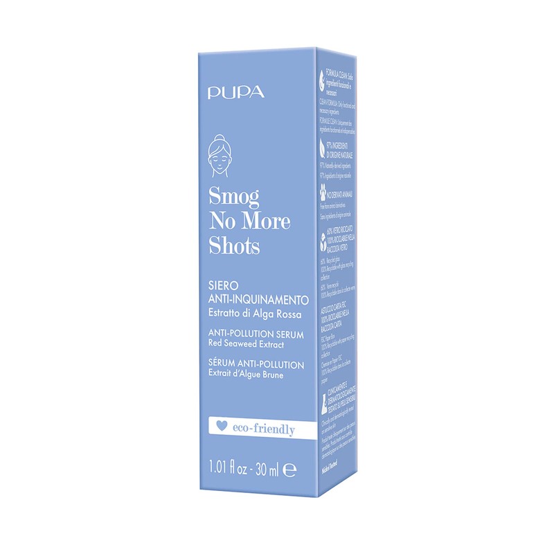 PUPA, SMOG NO MORE SHOTS - Siero Anti-Inquinamento, 30 ml.
