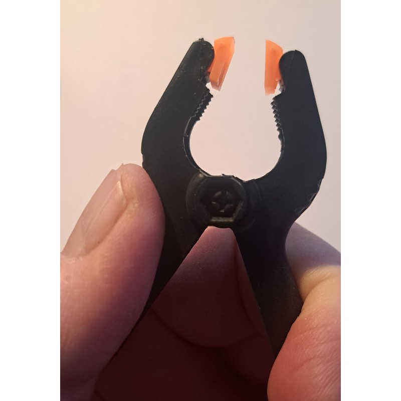 Spring Clamps Set of 24 Black Plastic 2.5inch for Woodwork,