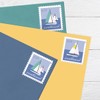 Sailboats Postcard Stamps (1 Roll (100 Stamps))