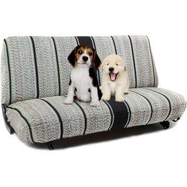 Seat Covers Unlimited - Universal Car Seat Cover for Truck and Car Bench Seats That are One Piece and Durable for Long Lasting Protection - Black