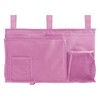 Joyfulife Bedside Caddy, 8 Pockets Organizer, Pink (Caddy for Bunk