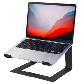 UpNoteX Laptop Stand for Desk Aluminum Laptop Riser Holder Detachable Computer Notebook Stand Compatible with MacBook Air/Pro, Dell, HP, Lenovo and All Laptops (10-16 inch), Black