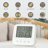 Thermo-hygrometer, Hygrometer, Digital Clock, Large Screen, Face Mark, Alarm, Thermometer/Hygrometer,
