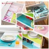 AKINLY 9 Pack Refrigerator Mats,Washable Fridge Mats Liners Easy to