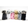 morefaz Worm Winter Knitted Hat Women's Crystal Pebble With Large