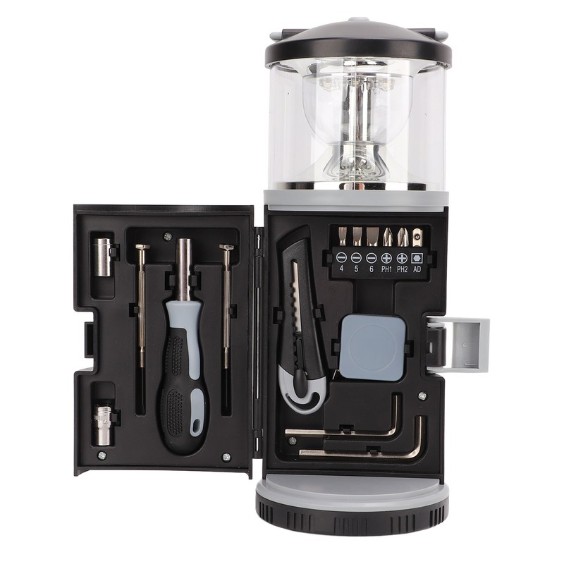 Lantern Hardware Tool Set Multifunction Auto Repair Outdoor Camping Hardware