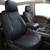 Huidasource Front Seat Covers for Jeep Wrangler JL 2-Door/4-Door 2018-2025,
