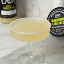 LAVA Premium All Natural Margarita Lime Sea Salt Rimmer, Lime Margarita Rimmer Salt Rim, 6oz Screw-on Lid Container rim  dips