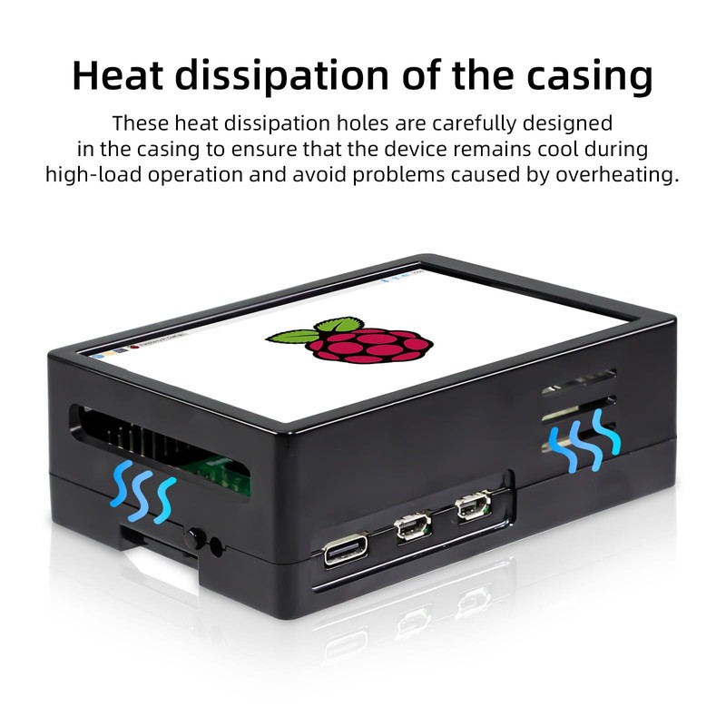 CUQI Raspberry Pi Display, 3.5 Inch Touchscreen with Raspberry Pi