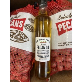 The Pecan Press 500ML Pecan Oil For Cooking Baking Seasoning Texas Made