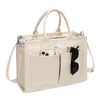 TOPDesign Heavy-Duty Canvas Tote Bag for Women, Adjustable Crossbody/Shoulder Handbag