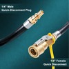 GASPRO 12ft RV Propane Quick Connect Hose - Low Pressure