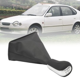 FanPaYY Gear Shift Knob 5 Speed Gear Stick Cover Gaiter Boot For Corolla AYGO Verso Yaris Avensis 1992-2009