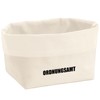 Huuraa Organizer Ordnungsamt Schriftzug Geschenk 3 Liter Medium Canvas Baumwolle