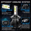 AuureLamp H7 LED Headlight Bulb High/Low Beam 10000W 1000000LM Bright