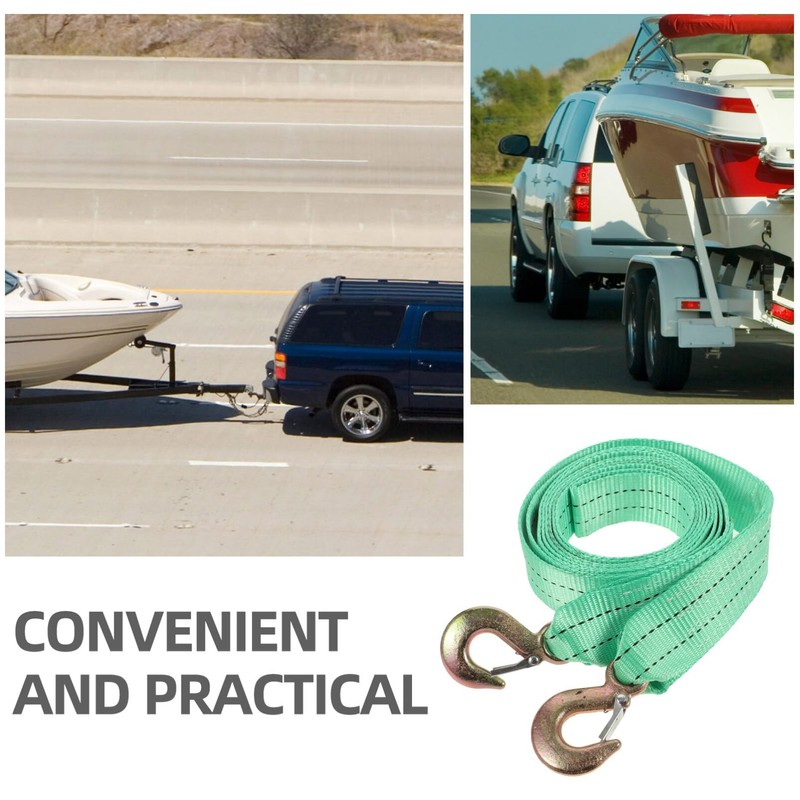 iplusmile Heavy Duty Tow Ropes Car Dolly Hook 5t Capacity
