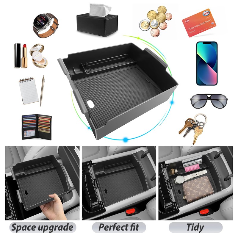 SKTU Central Armrest Organiser Compatible with Hyundai Tucson NX4 2025