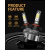 MIFMIA 5202 LED Fog Light Bulbs, 25000LM 600% Brighter 15000LM,