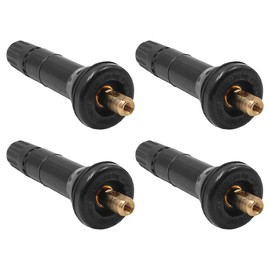 POFET Set of 4 Car Tyre Pressure Sensor Valves, 4 Pieces Car Tyre TPMS Rubber Valve Stems Tyre Pressure Monitoring System TPMS Sensor Valve Stem Replacement