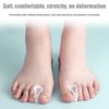2 Stück Zehentrenner, Zehenkorrektur aus Silikon, überlappender Zehentrenner, Hammerzehenkorrektur, für