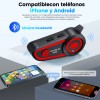 Gearelec Dk02 Audífonos Para Casco De Motos 2800mAh Bluetooth5.2 Impermeables