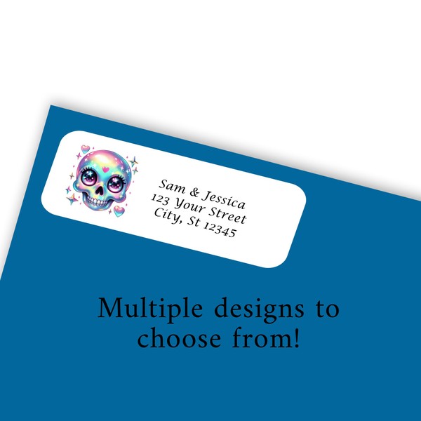 Cute Skulls Return Address labels - Set of 30