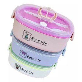 K&H Lonchera Oficina Corona Topper Cubiertos Alimentos Lunch Box