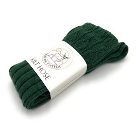 Tartan Tweeds Men's Scottish Wool Kilt Hose Socks (6-9, Green)